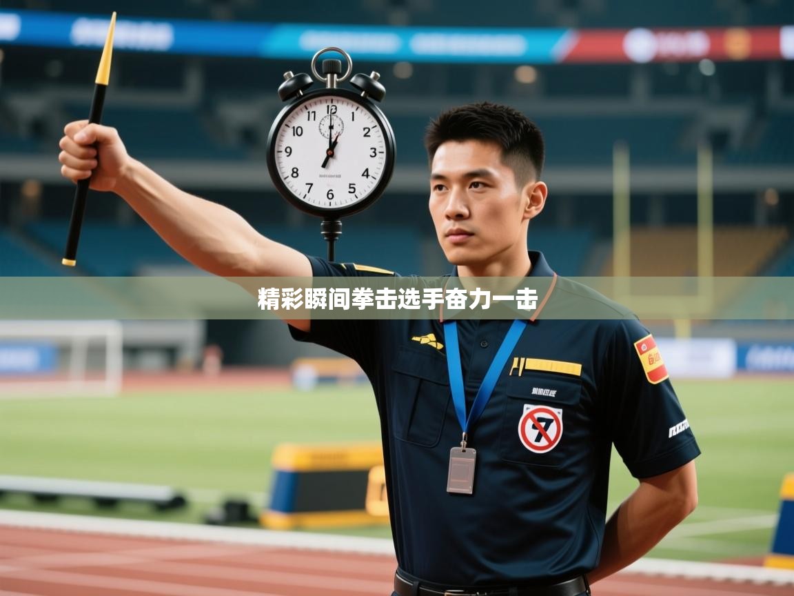 精彩瞬间拳击选手奋力一击