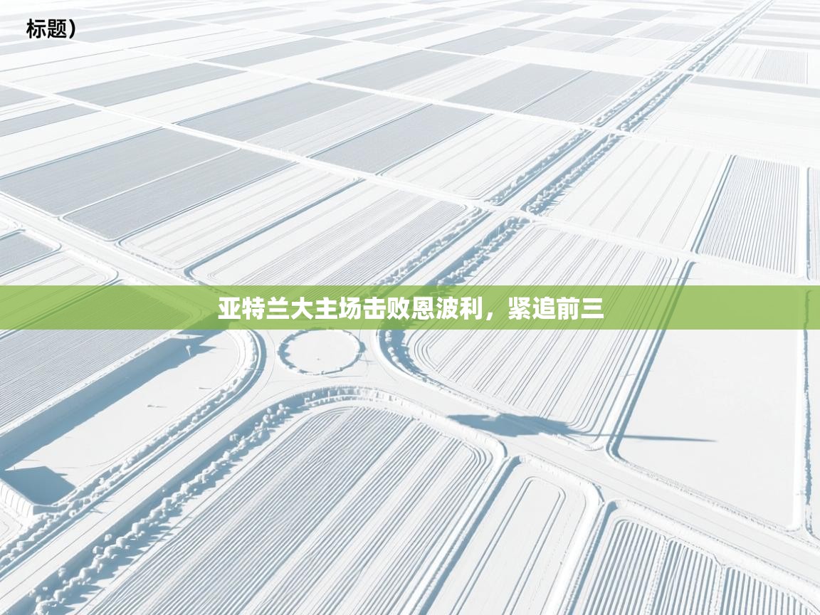 亚特兰大主场击败恩波利，紧追前三